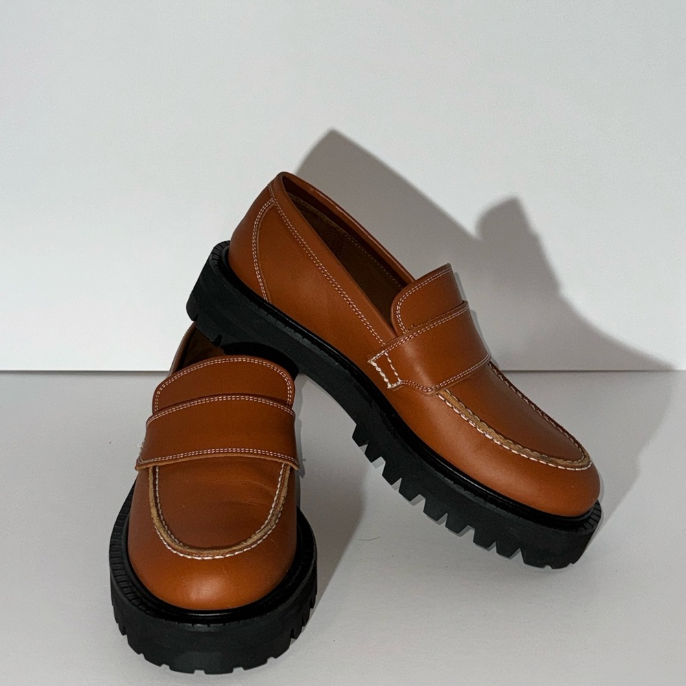ATP Atelier Arechi platform brandy loafers 41=11
